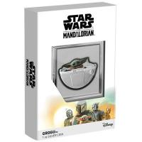 Niue - 2 NZD Star Wars(TM) The Mandalorian(TM) Grogu(TM) Schwebe-Wiege 2023 - 1 Oz Silber PP Color