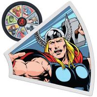 Niue 2 NZD Marvel Avengers(TM) (2.) Thor(TM) 2023 1 Oz Silber PP Color