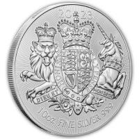 Grobritannien 10 GBP Royal Arms 2023 10 Oz Silber