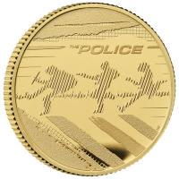 Grobritannien - 25 GBP Music Legends The Police 2023 - 1/4 Oz Gold PP