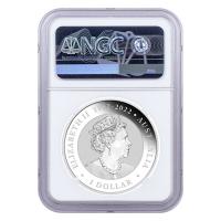 Australien 1 AUD Wedge Tailed Eagle NGC MS70 2023 1 Oz Silber COLOR Rckseite