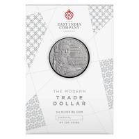 St. Helena - 1 Pfund Modern Trade Dollar (4.) US Trade Dollar 2023 - 1 Oz Silber Coin Card