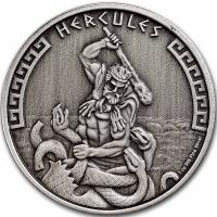 Niue 2 NZD Heroes of Greek Mythology: Hercules (1.) 2023 1 Oz Silber  Antik Finish