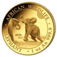 Somalia 1000 Shillings Elefant 2024 1 Oz Gold