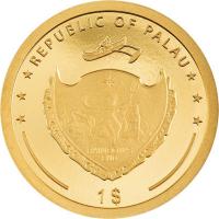 Palau - 1 USD Viel Glück Good Luck 2024 - Gold PP