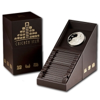 Mexiko Chichen Itza Piramide de Kukulcan 5 Oz Silber PP Rückseite