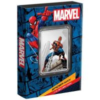 Niue - 2 NZD Marvel(TM) Spiderman(TM) - 1 Oz Silber PP Color