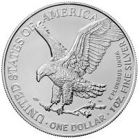 USA - 1 USD Silver Eagle Erfindungen (1.) Buchdruck - 1 Oz Silber Color