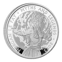 Grobritannien 2 GBP Myth and Legends: Morgan le Fay 2023 1 Oz Silber PP