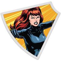 Niue - 2 NZD Marvel Avengers(TM) (5.) Black Widow(TM) 2023 - 1 Oz Silber PP Color