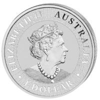 Australien 1 AUD PerthMint Känguru 2023 1 Oz Silber Rückseite