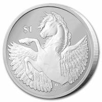 British Virgin Islands 1 Dollar Pegasus 2023 1 Oz Silber