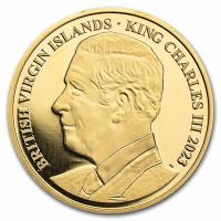 British Virgin Islands 100 Dollar Pegasus 2023 1 Oz Gold Rckseite