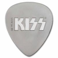 Niue - 1 NZD KISS 50th Anniversary Playable Guitar Pick 2023 - Silber BU
