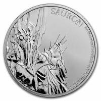 Niue - 1 NZD Herr der Ringe Sauron 2023 - 1 Oz Silber