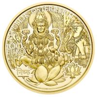 sterreich - 100 EURO Magie des Goldes: Das Goldene Indien 2023 - 1/2 Oz Gold