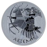 Tuvalu 5 TVD Gods of Olympus: Artemis 2023 5 Oz Silber