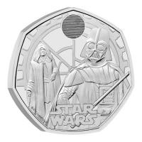 Großbritannien - 50 Pence Star Wars(TM) Darth Vader and Emperor Palpatine 2023 - 8g Kupfer Nickel