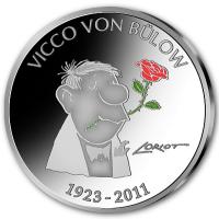 Deutschland - 20 EURO 100 Geb. Vicco v. Bülow (Loriot) 2023 - Silber Spiegelglanz