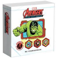 Niue - 2 NZD Marvel Avengers(TM) (6.) Hulk(TM) 2023 - 1 Oz Silber PP Color