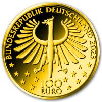 Deutschland - 100 EURO Meisterwerke (1.) Faust 2023 - 1/2 Oz Gold