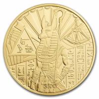 Sierra Leone - 100 Dollar Ägyptische Götter: Anubis (4.) 2023 - 1 Oz Gold (nur 50 Stück!!!)