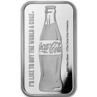 USA Coca Cola(R)  1 Oz Silberbarren Reverse Proof
