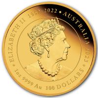 Australien - 100 AUD Mythical Creatures (3.) Basilisk 2023 - 1 Oz Gold PP