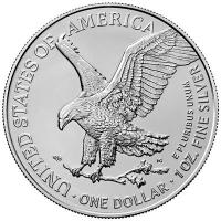 USA - 1 USD Silver Eagle Erfindungen (4.) Grammophon - 1 Oz Silber Color
