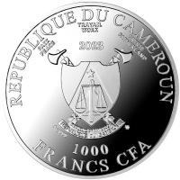 Kamerun - 1.000 Francs The Colourful World of Gaudi 2023 - 1 Oz Silber PP Color