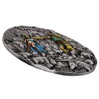 Niue - 7 NZD Circes Insel: Die Odyssee 2023 - 3 Oz Silber Antik Finish Ultra High Relief 