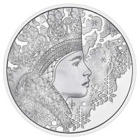 Österreich 20 EURO Schneeflocke 2023 Silber PP Rückseite