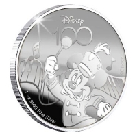 Samoa - 5 Dollar Disney(TM) 100 Jahre Disney(TM) Mickey Mouse(TM) - 1 Oz Silber