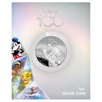 Samoa - 5 Dollar Disney(TM) 100 Jahre Disney(TM) Mickey Mouse(TM) - 1 Oz Silber