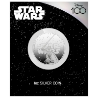 Samoa - 5 Dollar Disney(TM) 100 Jahre Disney(TM) Darth Vader(TM) - 1 Oz Silber