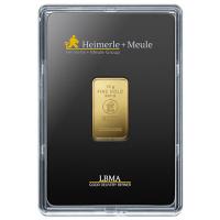 Heimerle + Meule Goldbarren geprgt 10g Gold 