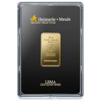 Heimerle + Meule Goldbarren geprgt 20g Gold 