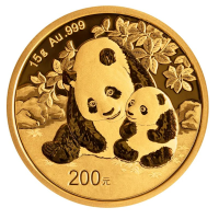 China 200 Yuan Panda 2024 15g Gold