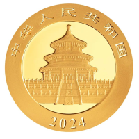 China - 200 Yuan Panda 2024 - 15g Gold