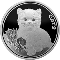 Fiji 5 FJD Cats (2.) 2023 5 Oz Silber