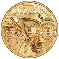 Cook Island 250 CID Wild West 2024 1 Oz Gold PP Ultra High Relief