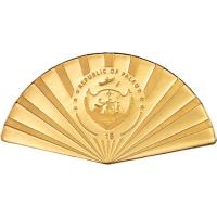 Palau - 1 USD Asiatischer Fächer (Asian Fan) - 0,5g Gold