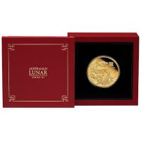 Australien - 100 AUD Lunar III Drache 2024 - 1 Oz Gold PP