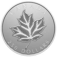 Kanada 250 CAD Pulsierendes Maple Leaf 2024 1 KG Silber Reverse Proof