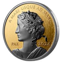 Kanada - 200 CAD Peace Dollar 2024 - 1 Oz Gold PP Ultra High Relief