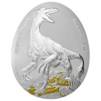 Samoa - 2 Dollar  Dinosaurs in Asia - Beipiaosaurus 2022 - 1 Oz Silber PP