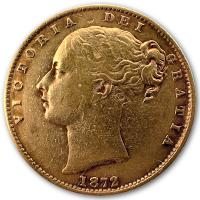 Großbritannien - Sovereign Victoria Wappen - 7,98g Gold