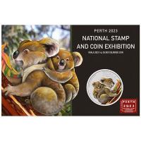 Australien - 1 AUD Koala 2023 Stamp and Coin Show Special - 1 Oz Silber Color