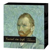 Niue - 2 NZD Vincent Van Gogh Selbstportrt 2023 - 2 Oz Silber PP Color