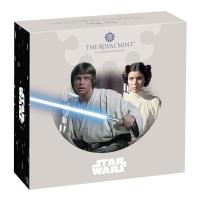 Grobritannien - 5 GBP Star Wars(TM) Luke Skywalker and Princess Leia  2023 - 2 Oz Silber PP